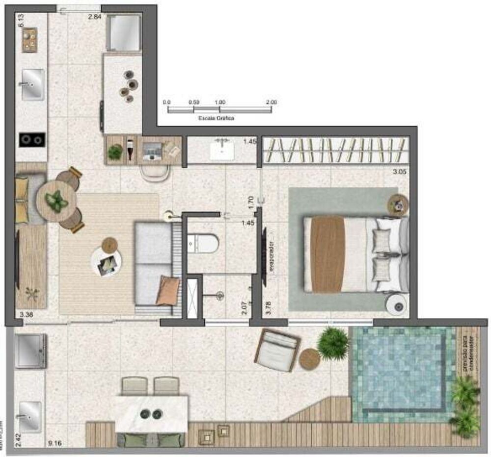 Apartamento, 1 quarto, 28 m² - Foto 31