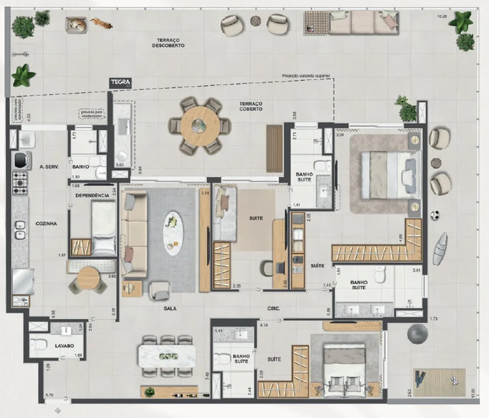 Apartamento, 3 quartos, 12 m² - Foto 62