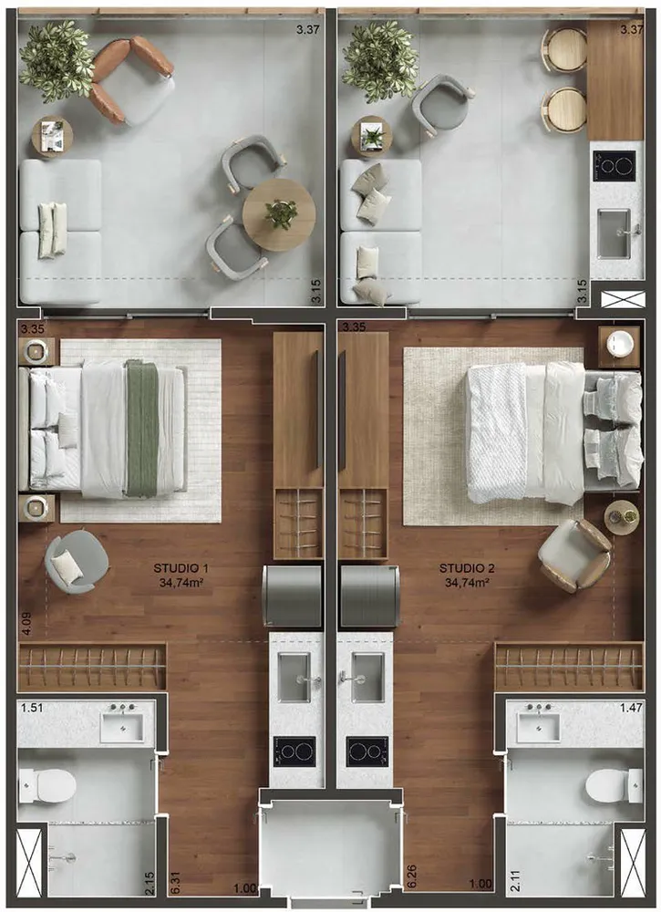 Apartamento, 1 quarto, 77 m² - Foto 18