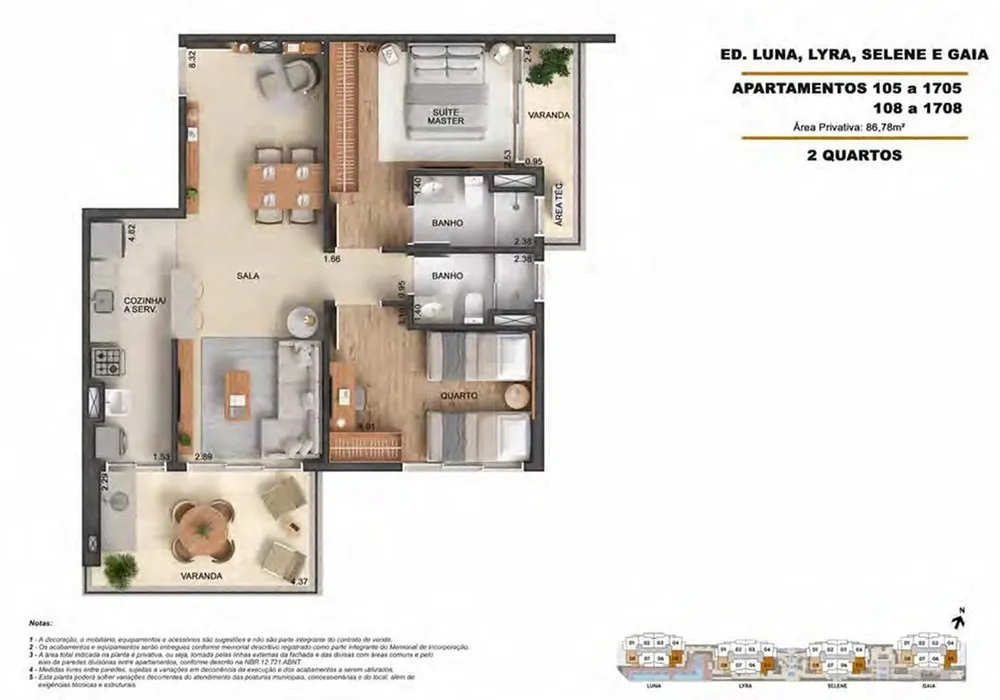 Apartamento, 2 quartos, 93 m² - Foto 34