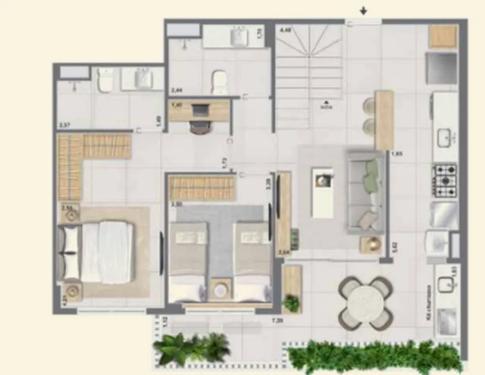 Cobertura, 3 quartos, 160 m² - Foto 6