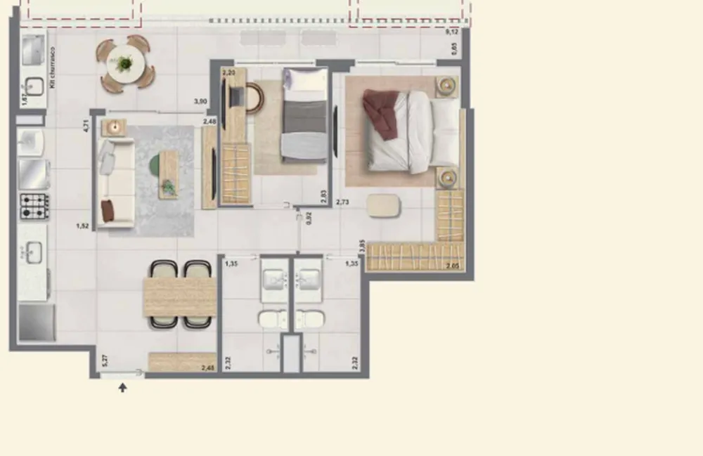 Cobertura, 3 quartos, 160 m² - Foto 65