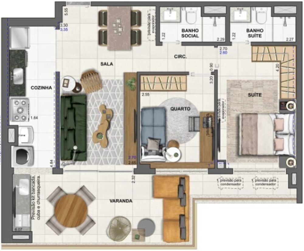 Apartamento à venda com 4 quartos, 165m² - Foto 11