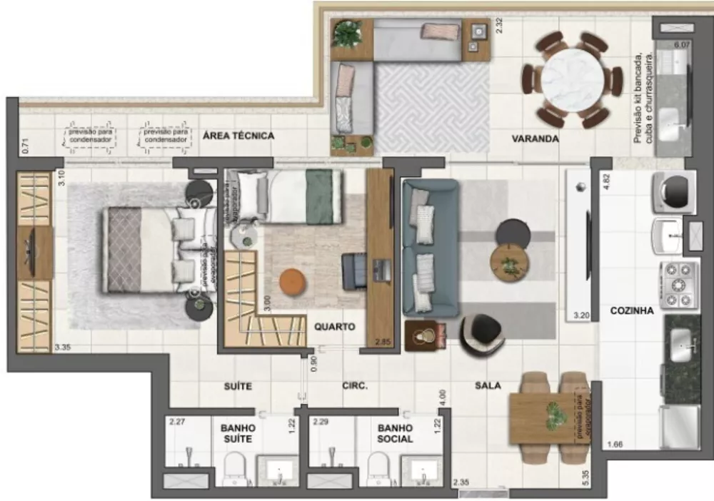 Apartamento, 4 quartos, 165 m² - Foto 61