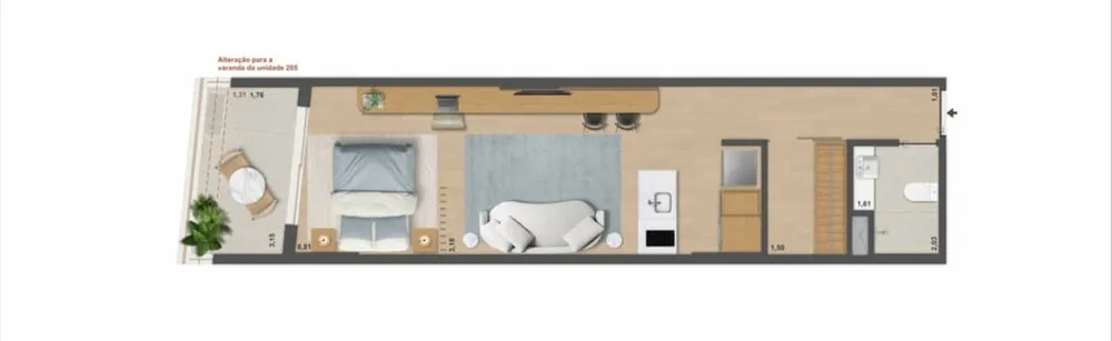 Apartamento, 1 quarto, 65 m² - Foto 48