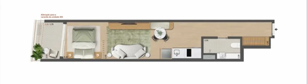 Apartamento, 1 quarto, 65 m² - Foto 44
