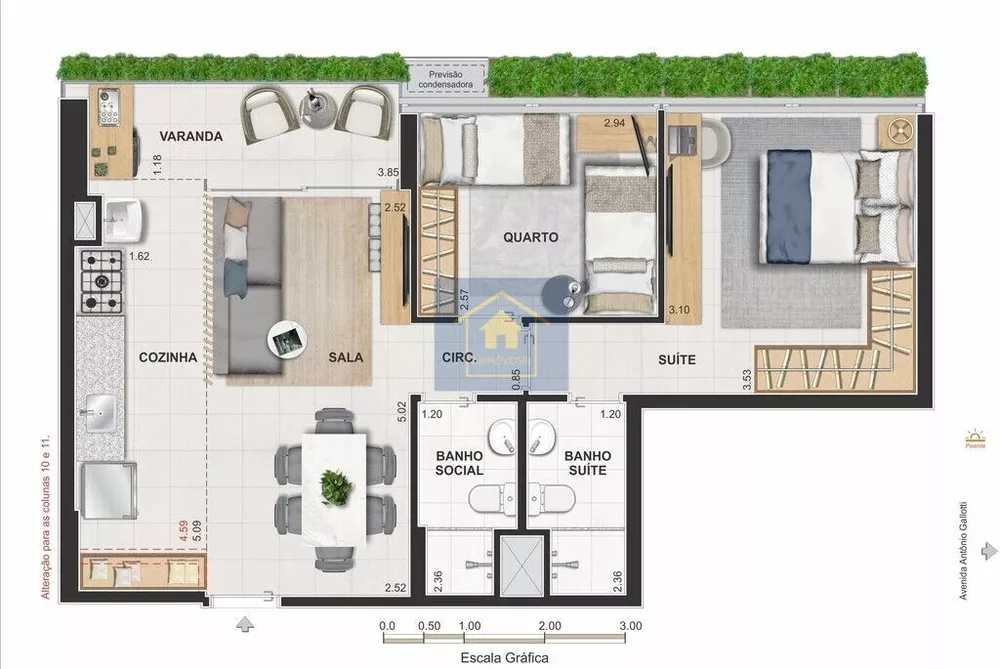 Apartamento, 3 quartos, 73 m² - Foto 24