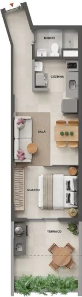 Apartamento, 1 quarto, 34 m² - Foto 73