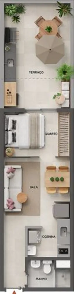 Apartamento, 1 quarto, 34 m² - Foto 76