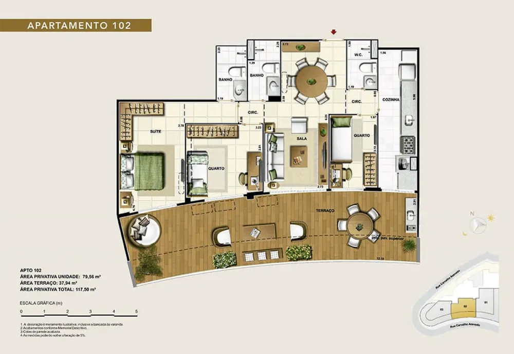 Apartamento, 2 quartos, 108 m² - Foto 47
