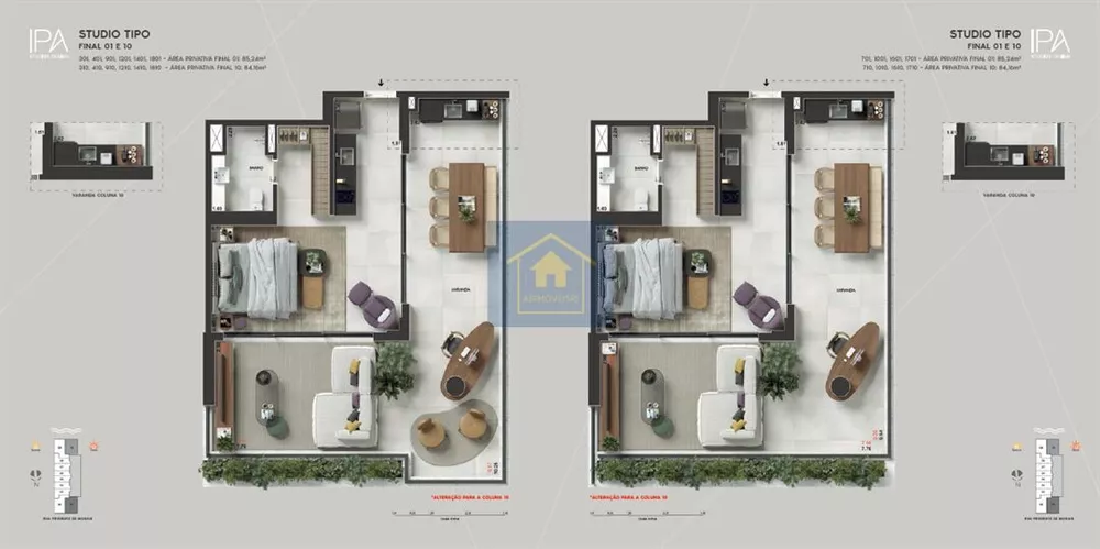 Apartamento, 1 quarto, 39 m² - Foto 20