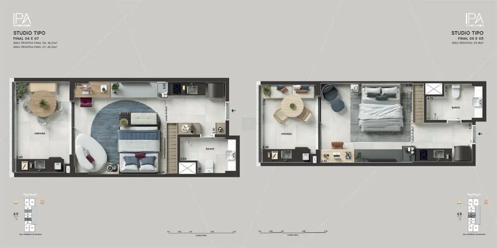 Apartamento, 1 quarto, 39 m² - Foto 50