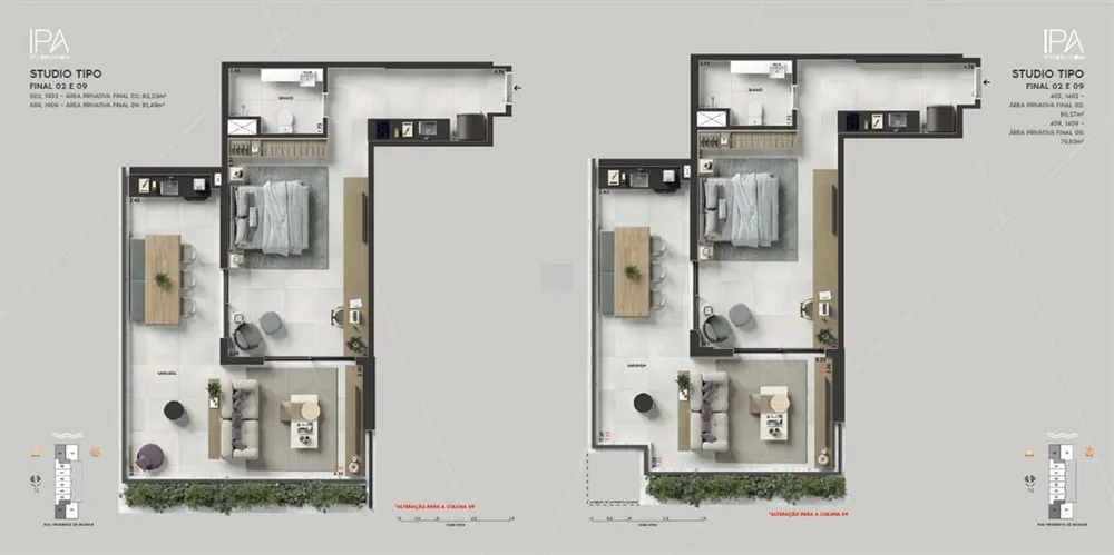 Apartamento, 1 quarto, 39 m² - Foto 49