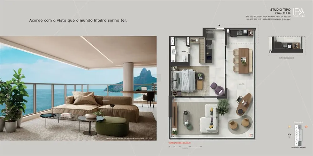 Apartamento, 1 quarto, 39 m² - Foto 45