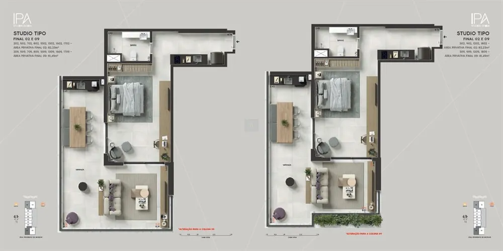 Apartamento, 1 quarto, 39 m² - Foto 48