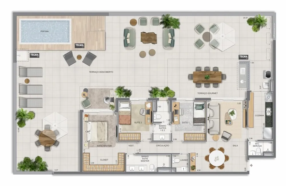Apartamento, 4 quartos, 304 m² - Foto 118
