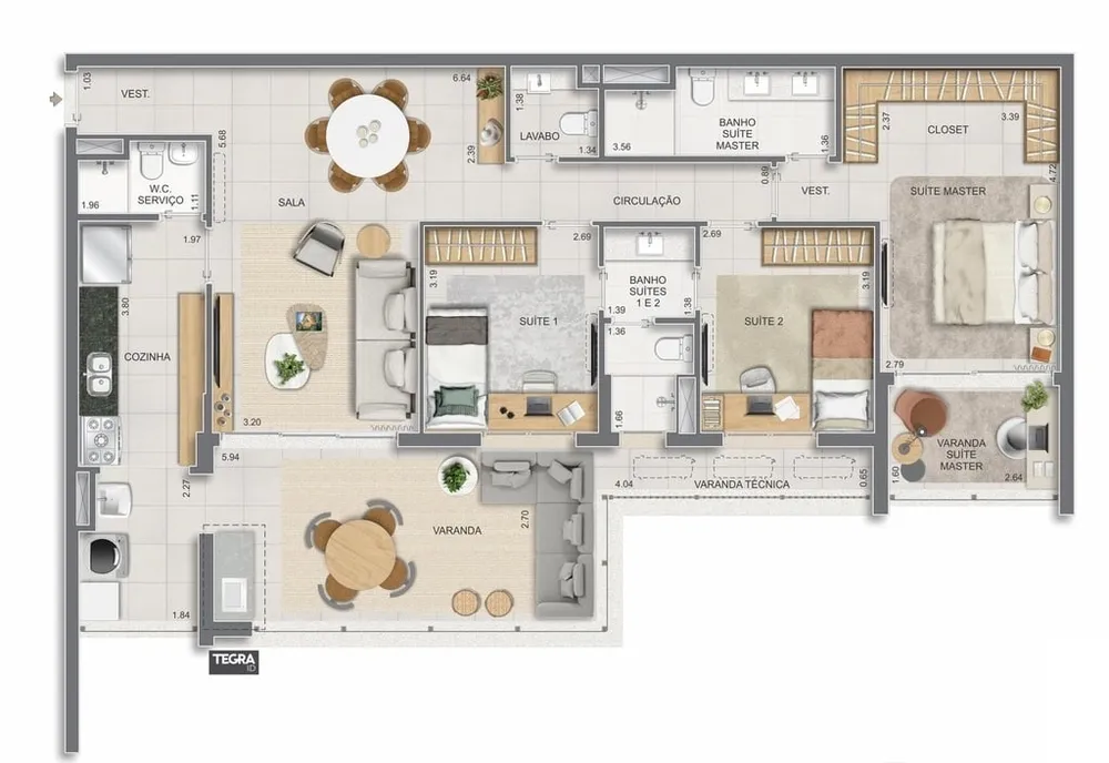 Apartamento, 4 quartos, 304 m² - Foto 40