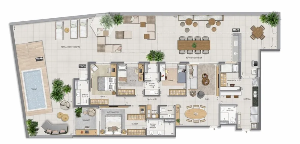Apartamento, 4 quartos, 304 m² - Foto 135