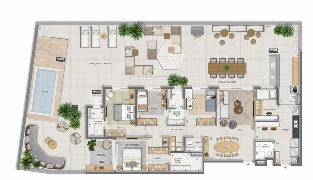 Apartamento, 4 quartos, 304 m² - Foto 139