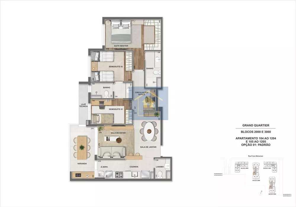 Apartamento, 3 quartos, 89 m² - Foto 2