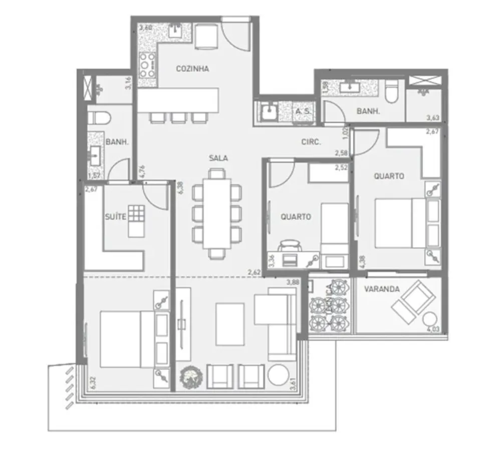 Cobertura, 3 quartos, 265 m² - Foto 43