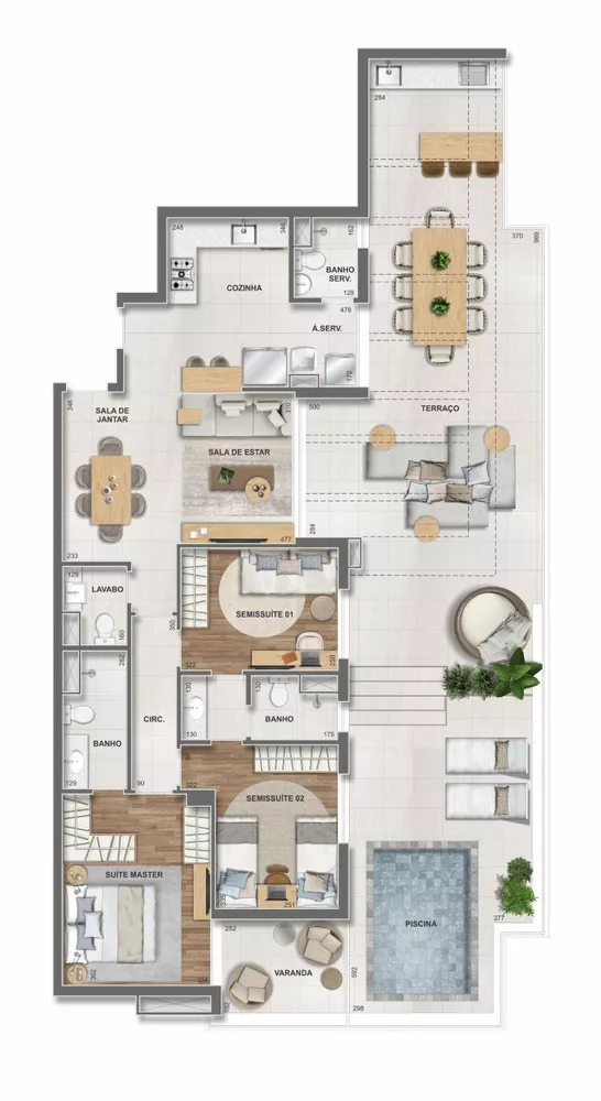 Cobertura, 3 quartos, 249 m² - Foto 83