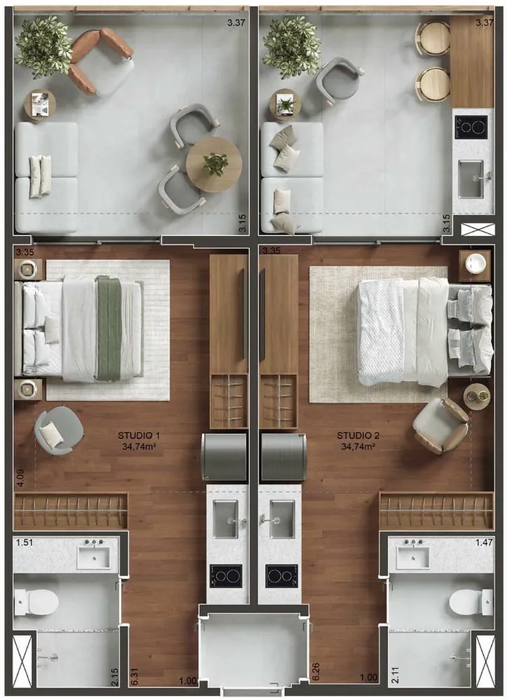 Apartamento, 2 quartos, 70 m² - Foto 18
