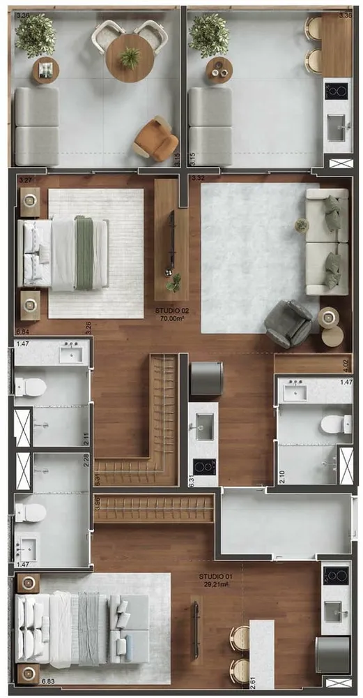 Apartamento, 2 quartos, 70 m² - Foto 28