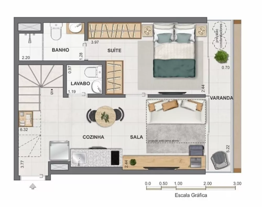 Apartamento, 2 quartos, 119 m² - Foto 8