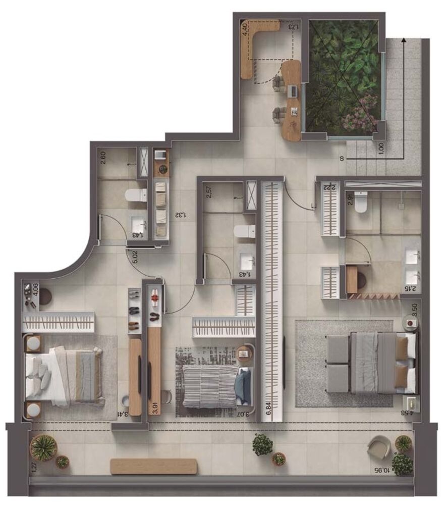 Cobertura, 4 quartos, 323 m² - Foto 44