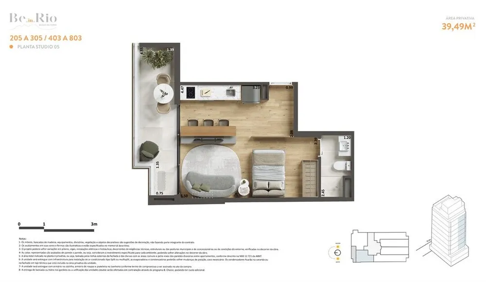 Apartamento, 1 quarto, 37 m² - Foto 19
