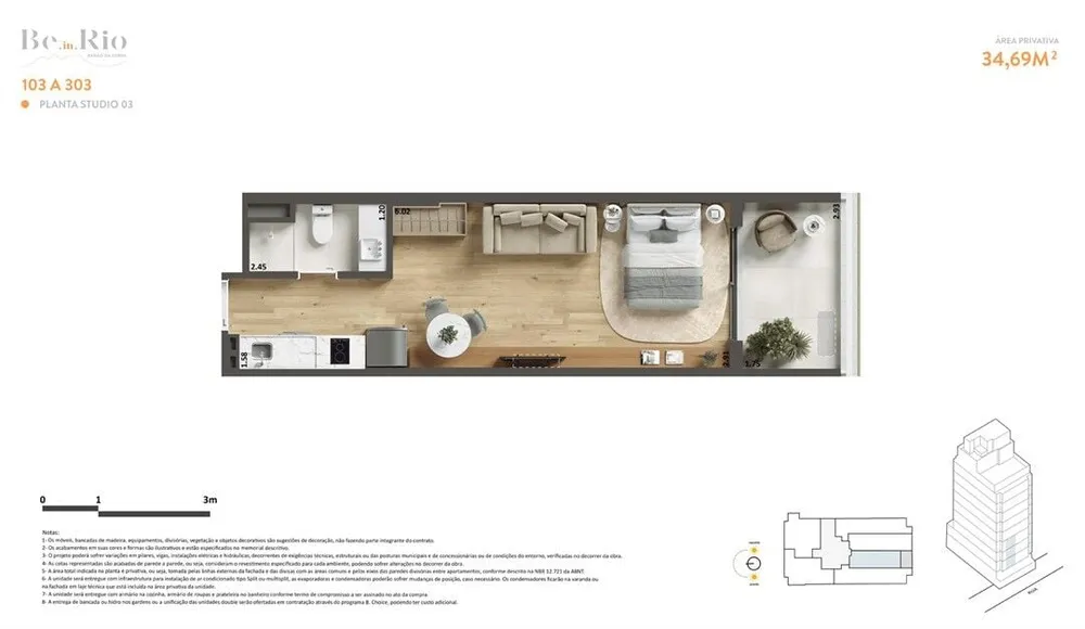 Apartamento, 1 quarto, 37 m² - Foto 15