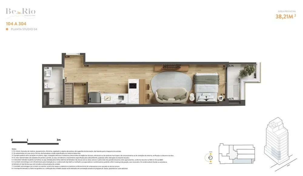 Apartamento, 1 quarto, 37 m² - Foto 16