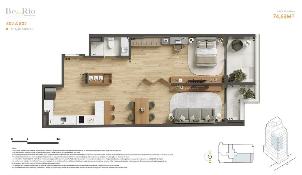 Apartamento, 1 quarto, 37 m² - Foto 23