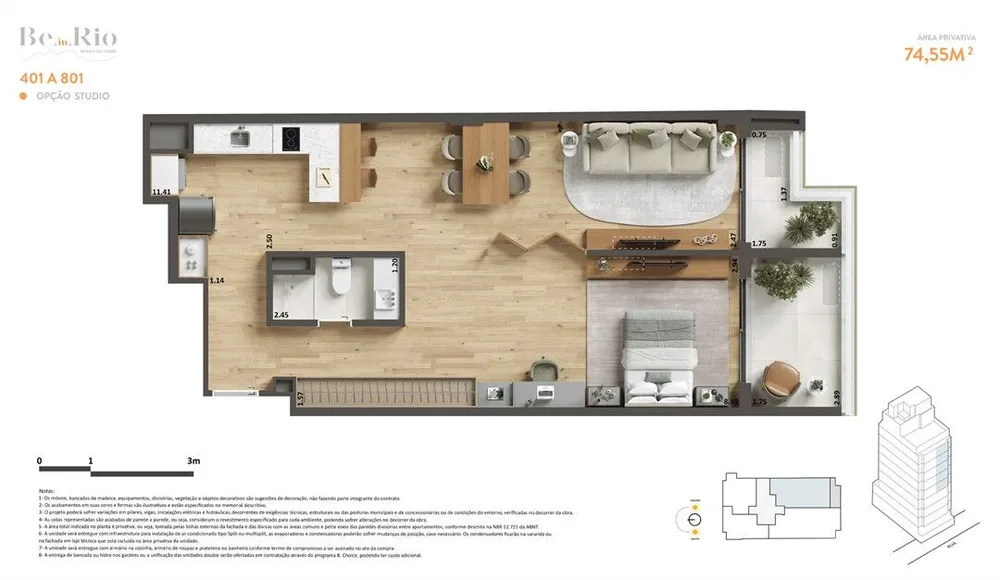 Apartamento, 1 quarto, 37 m² - Foto 22