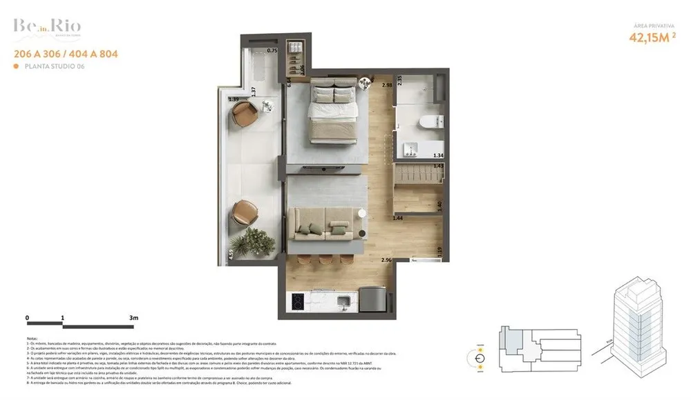 Apartamento, 1 quarto, 37 m² - Foto 20