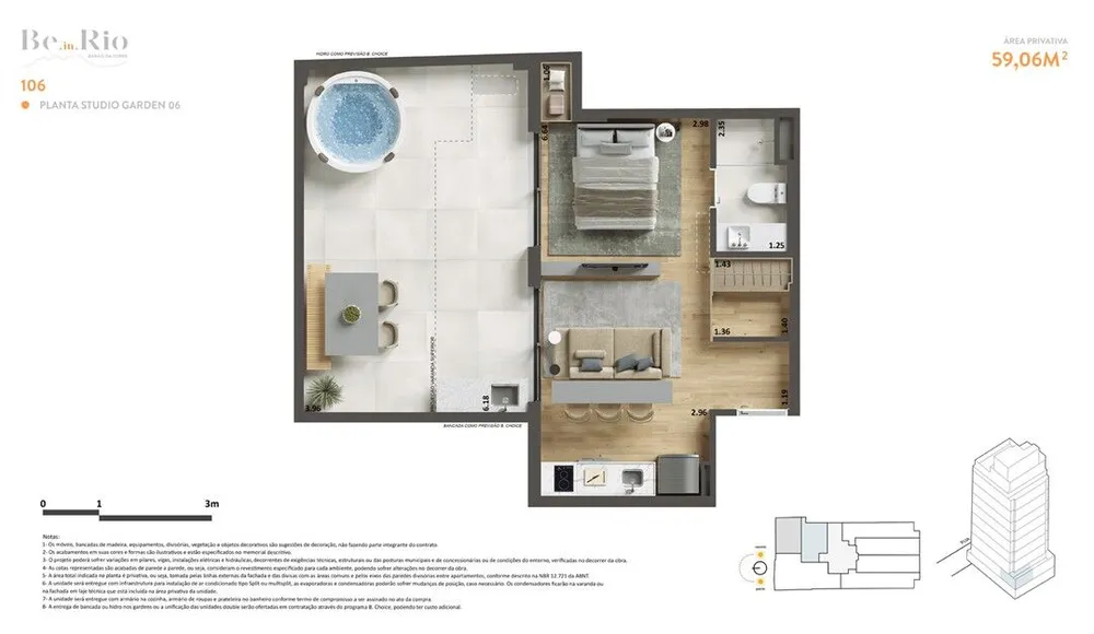 Apartamento, 1 quarto, 37 m² - Foto 18