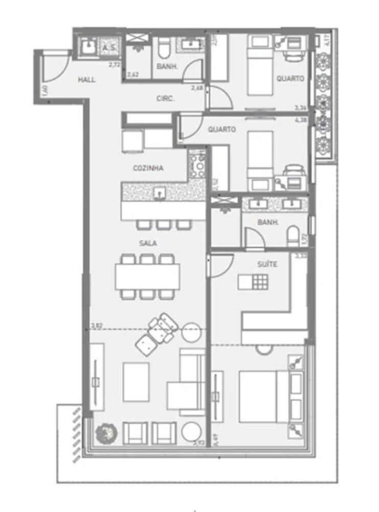 Cobertura, 3 quartos, 290 m² - Foto 22