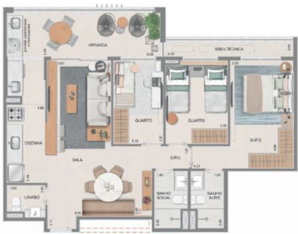 Apartamento, 3 quartos, 145 m² - Foto 42