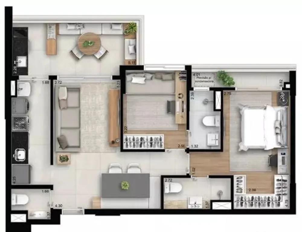 Apartamento, 3 quartos, 96 m² - Foto 25