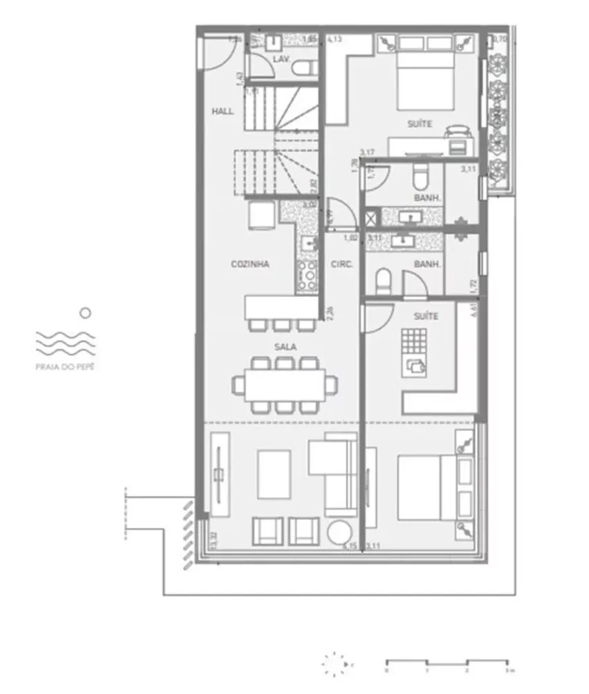 Apartamento, 3 quartos, 125 m² - Foto 2