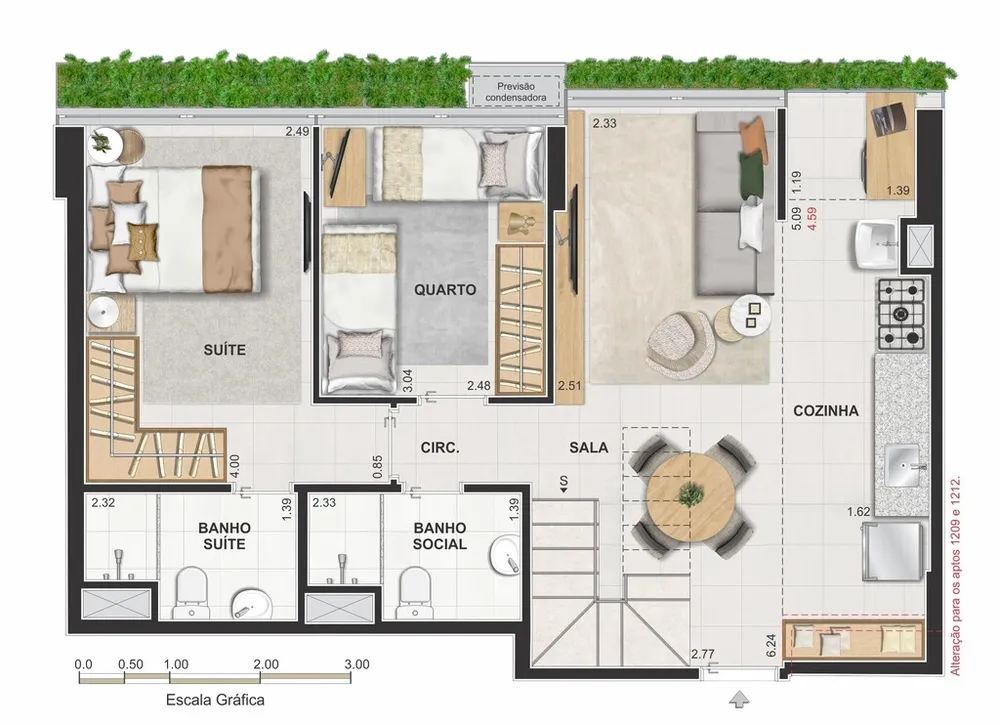 Apartamento, 2 quartos, 60 m² - Foto 102