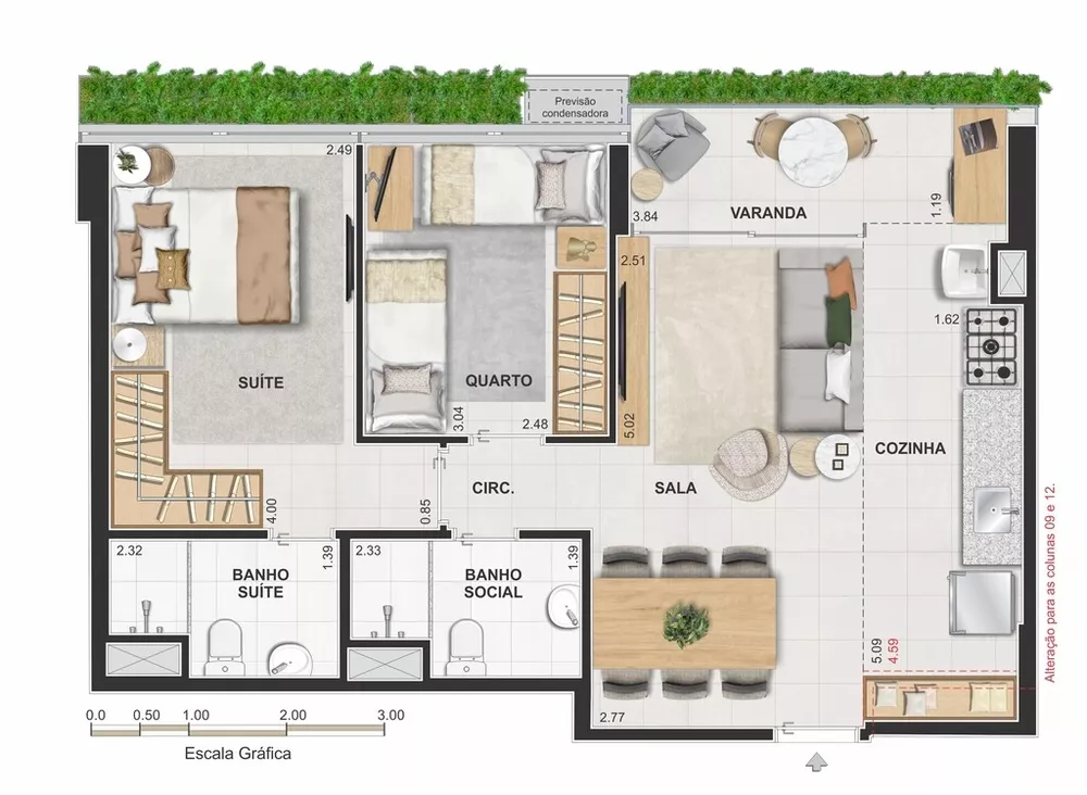 Apartamento, 2 quartos, 60 m² - Foto 46