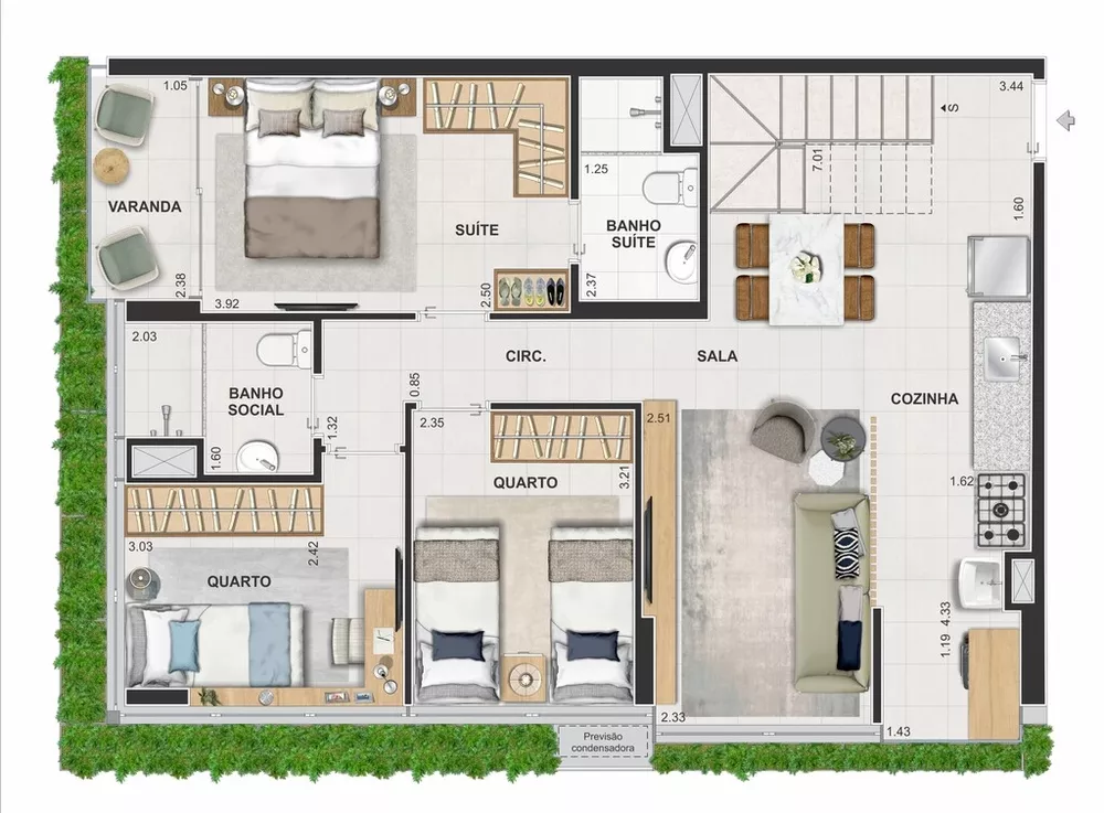Apartamento, 2 quartos, 60 m² - Foto 63