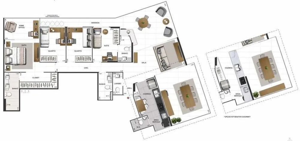Apartamento, 3 quartos, 123 m² - Foto 45