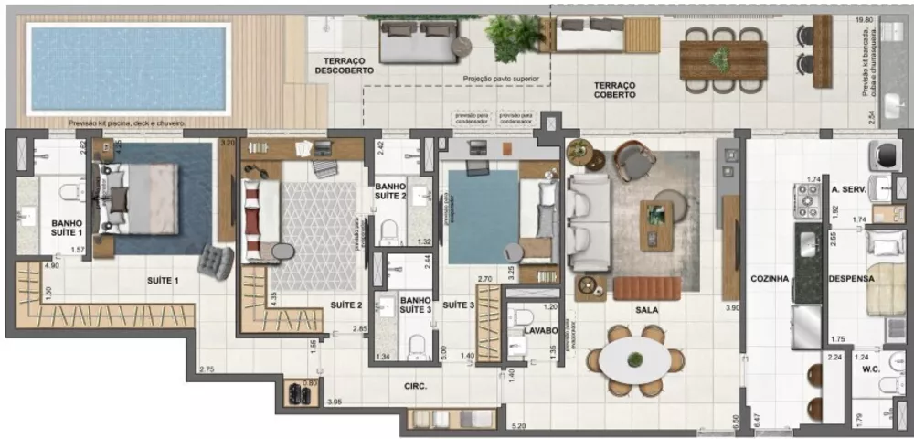 Apartamento, 4 quartos, 165 m² - Foto 61