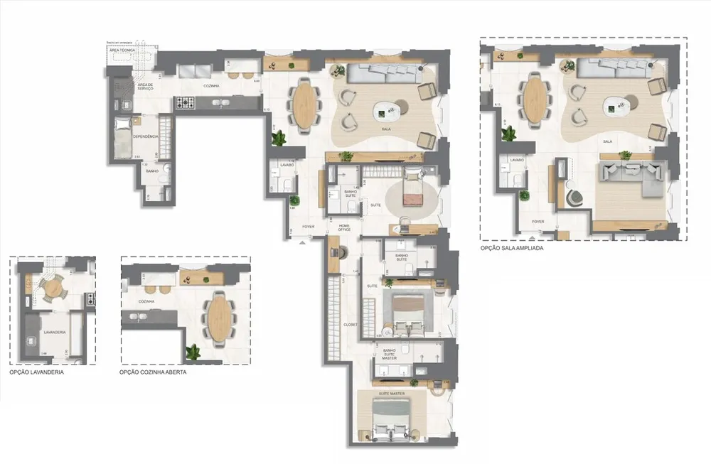 Apartamento, 4 quartos, 211 m² - Foto 133