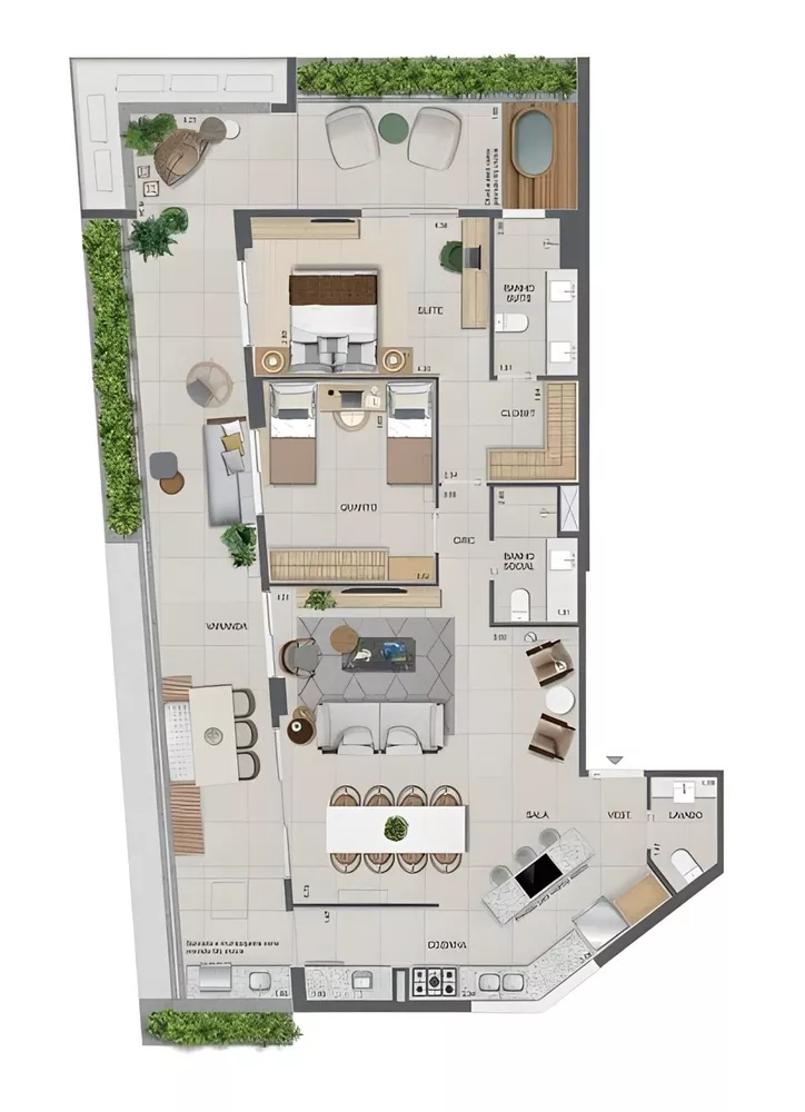 Apartamento, 4 quartos, 208 m² - Foto 4