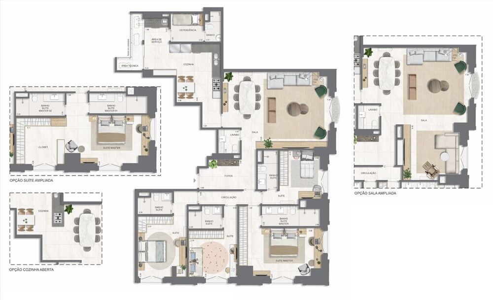 Apartamento à venda com 2 quartos, 78m² - Foto 7