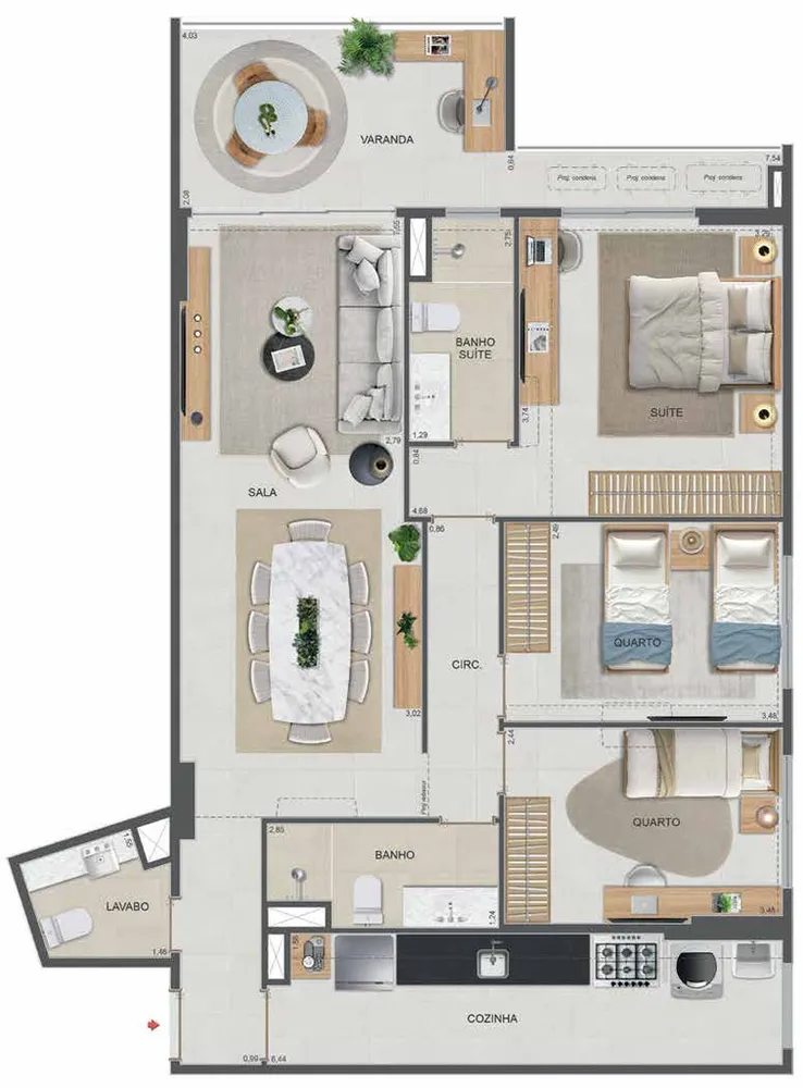 Cobertura, 3 quartos, 110 m² - Foto 50